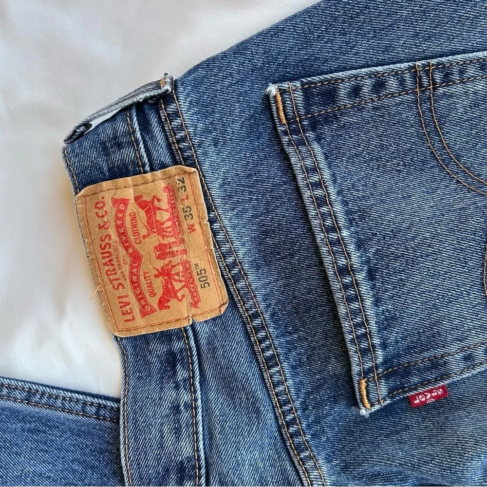 Levi's Classic Medium Blue Straight-Leg Jeans